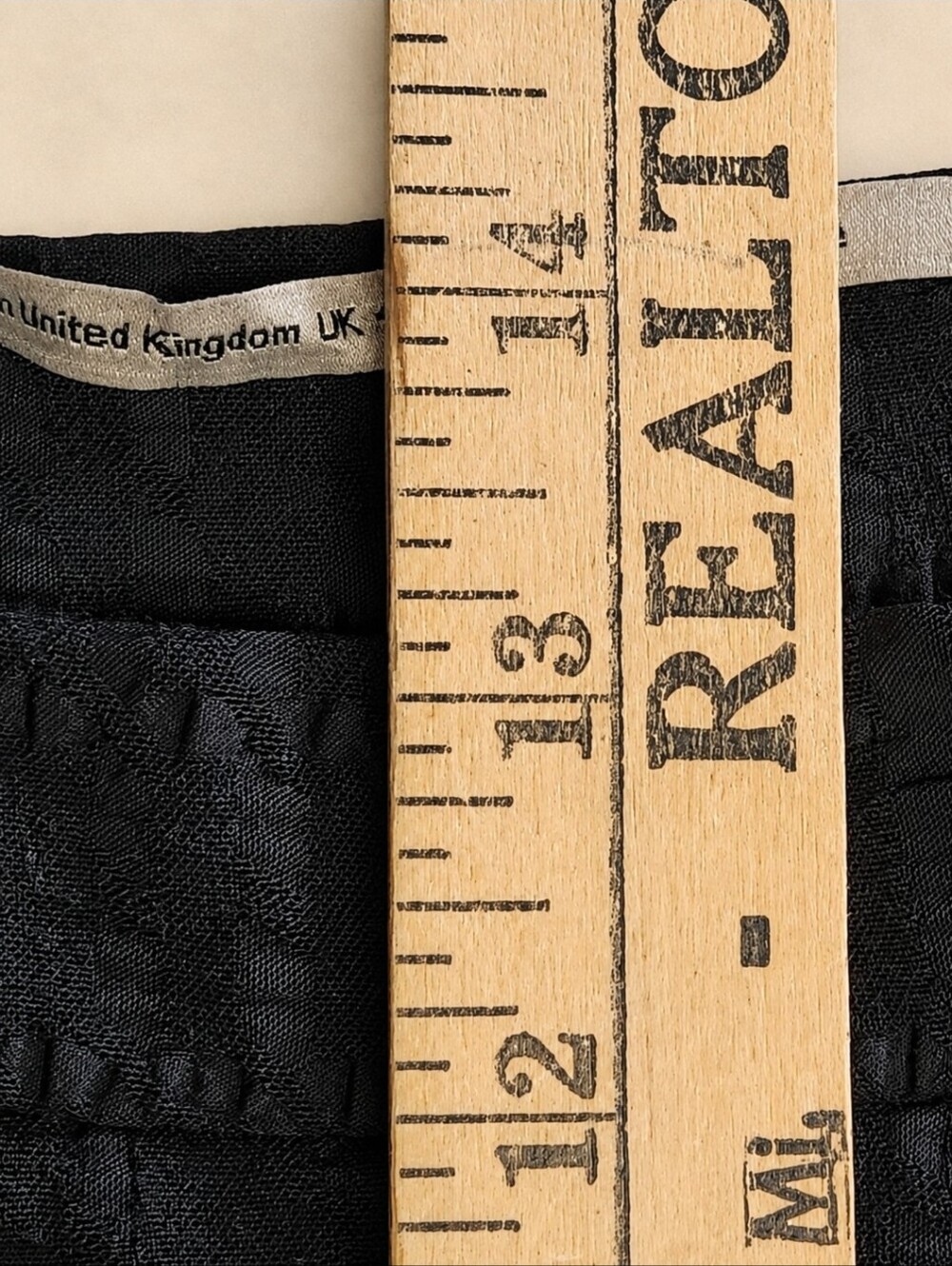UK Made Luxury Wide Leg Jacquard Pants Lampo Zipper Stretch US 12 - Picture 5 of 14